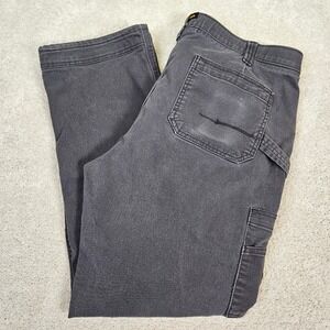 ARIAT REBAR M4 Work Pants Mens Charcoal Grey Carpenter Utility 36x32 Industrial